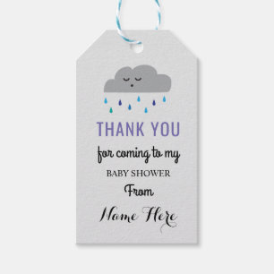 Etiquetas Para Regalos El muchacho durmiente de la lluvia de Baby Shower