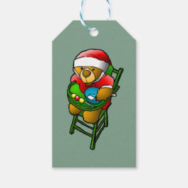 Etiquetas Para Regalos El osito de Navidad