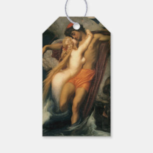 Etiquetas Para Regalos El pescador y la sirena (por Frederic Leighton)