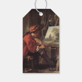 Etiquetas Para Regalos El pintor en su estudio (por François Boucher)