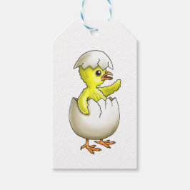 Etiquetas Para Regalos El pollito de Pascua recién nacido