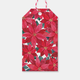 Etiquetas Para Regalos El refugio de invierno de Poinsettias