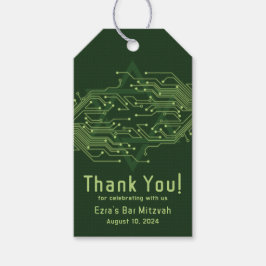 Etiquetas Para Regalos Electronics Computer Circuit Board Bar Mitzvah