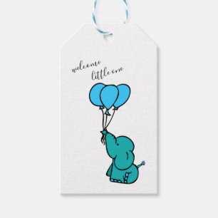 Etiquetas Para Regalos Elefante del bebé