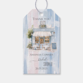 Etiquetas Para Regalos Elegance French Cafe Desayuno Nupcial