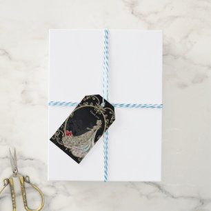 Etiquetas Para Regalos Elegancia en dorado y negro.