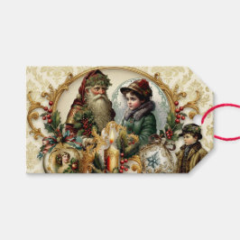 Etiquetas Para Regalos Elegancia Navideña Victoriana