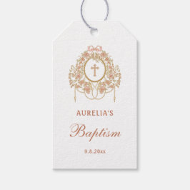 Etiquetas Para Regalos Elegant Frame Holy Cross Baptism