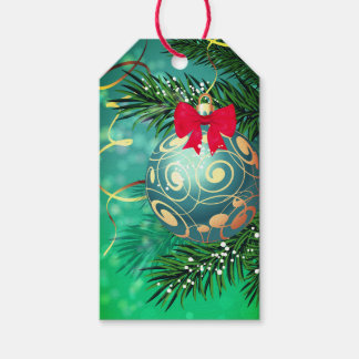 Etiquetas Para Regalos Elegant Gold Christmas Ornament Holiday Season