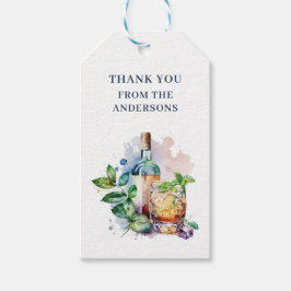 Etiquetas Para Regalos Elegant Watercolor Derby Party 