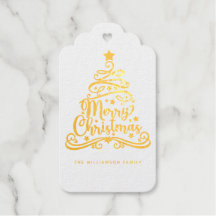 Elegante árbol de Navidad familiar