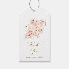 Etiquetas Para Regalos Elegante Baby Shower de Flores Silvestres