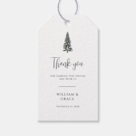 Etiquetas Para Regalos Elegante boda de copos de nieve de invierno Wonder