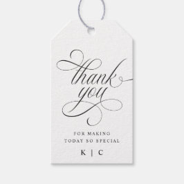 Etiquetas Para Regalos Elegante Boda De Lujo Gracias Por Favorecer Etique