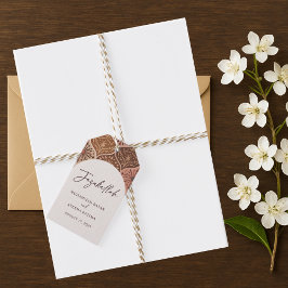 Etiquetas Para Regalos Elegante Boda islámico Nikkah Gracias por los favo