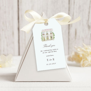 Etiquetas Para Regalos Elegante Boda Manor Rococó Acuarela