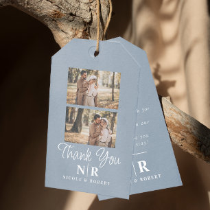 Etiquetas Para Regalos Elegante Boda Monograma Novia Y Groom Iniciales