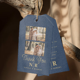 Etiquetas Para Regalos Elegante Boda Monograma Novia Y Groom Iniciales