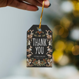 Etiquetas Para Regalos Elegante bosque forestal Baby Shower Gracias