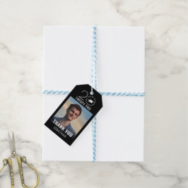 Etiquetas Para Regalos Elegante Clase Año Foto Gracias Color Personalizad