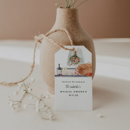 Etiquetas Para Regalos Elegante degustación de vinos | Ducha de novia pic