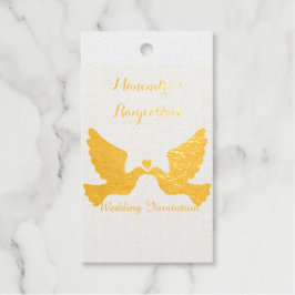 Etiquetas Para Regalos Elegante Invitación de Boda con Foto Personalizada