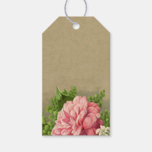 Etiquetas Para Regalos Elegante libro elegante de flores de época peony