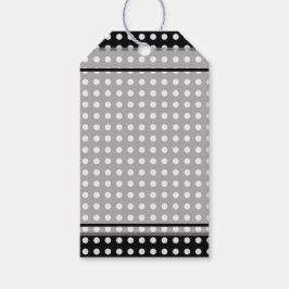Etiquetas Para Regalos Elegante Monograma de Letra en Script con Borde Gr