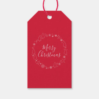 Etiquetas Para Regalos Elegante Navidades de la manga roja original