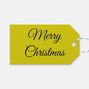 Etiquetas Para Regalos Elegante oro y negro