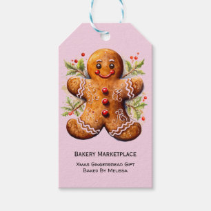 Etiquetas Para Regalos Elegante Panadería Producto Xmas Promo Hang Etique