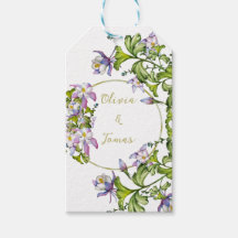 Elegante ramo de columbinas acuarela