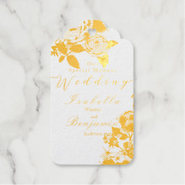 Etiquetas Para Regalos Elegante Rosa de Moda Boda