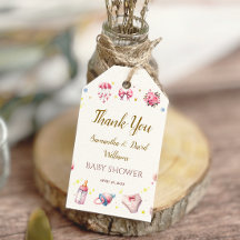 Elegante Rosa Encantadora Ducha de Bebé Floral