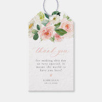 Elegante Rubor Pink Floral Greeneration Gracias Po