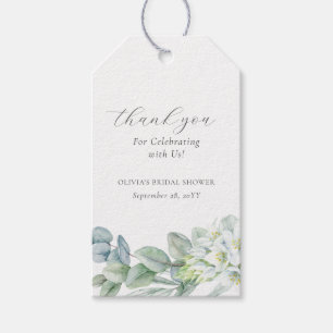 Etiquetas Para Regalos Elegante Vegetación Moderna Tarjeta de Agradecimie