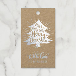 Etiquetas Para Regalos Elegantes Navidades de Personalizable saludo de te