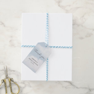 Etiquetas Para Regalos Ella está en la ducha de novia acuarela Cloud 9