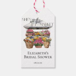Etiquetas Para Regalos Ella Está Fuera del Mercado Floristería Despedida
