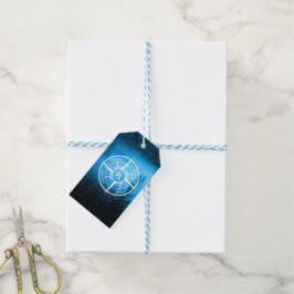 Etiquetas Para Regalos Emblema de la estrella de la brújula monograma nie