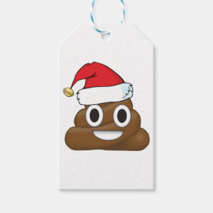 Etiquetas Para Regalos Emoji del papel de regalo del navidad del impulso