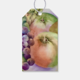 Etiquetas Para Regalos Empaquetado de Regalo de Frutas de Cosecha | Peras