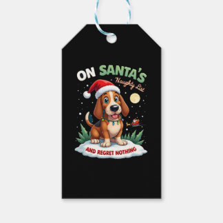 Etiquetas Para Regalos En la lista de traviesos de Santa en Navidad no la