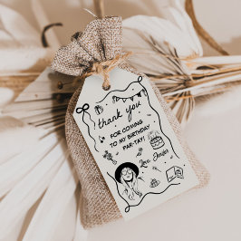 Etiquetas Para Regalos En mi época de cumpleaños, cumpleaños retro