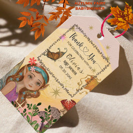 Etiquetas Para Regalos Encantado Baby Shower de otoño gracias