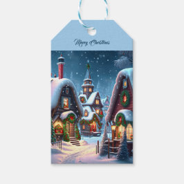 Etiquetas Para Regalos Encantadores Navidades nevados personalizado del p