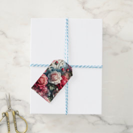 Etiquetas Para Regalos Encanto Floral Rosa Atemporal