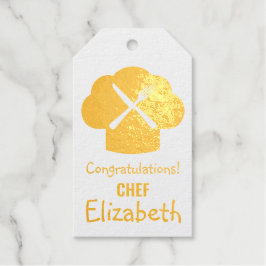 Etiquetas Para Regalos Enhorabuena chef