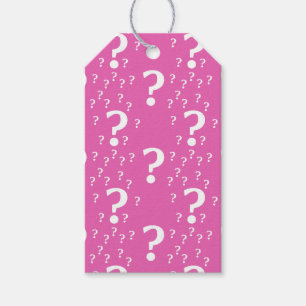 Etiquetas Para Regalos enigma misterioso punto de interrogación rompecabe