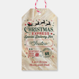 Etiquetas Para Regalos Entrega especial de Navidad Express
